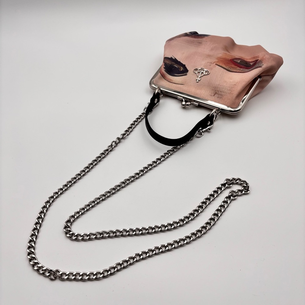 Vivienne Westwood Granny Bag Portrait Print Kiss Lock Clutch - Picture 7 of 7